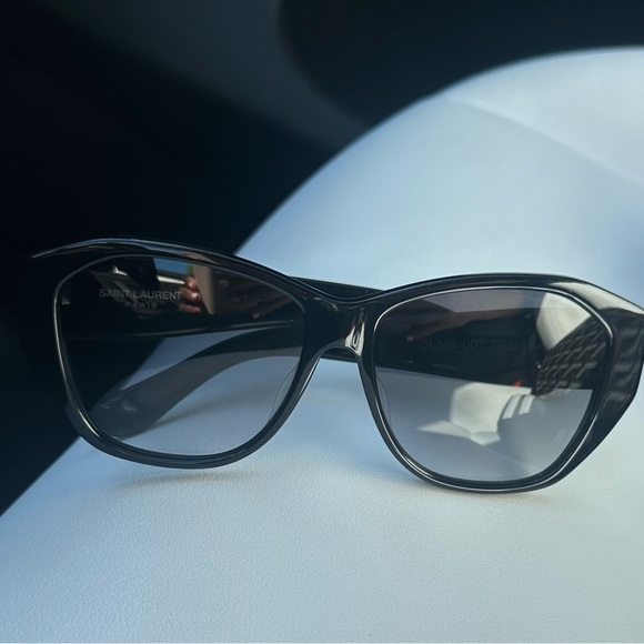 Saint Laurent Accessories - Saint Laurent Glossy Black Sunglasses